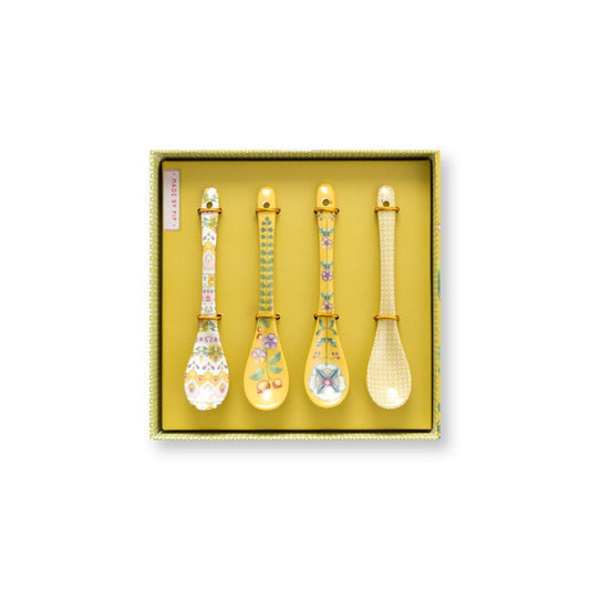 Set/4 teaspoons Lily&Lotus Yellow 13cm