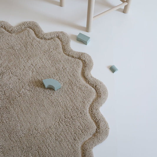 SWEET APRIL LIN waschbarer Kinderteppich aus Baumwolle