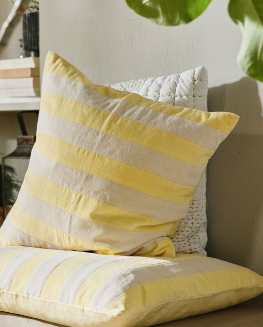 Nordal ALHENA Kissenbezug 48x68cm - ivory/yellow