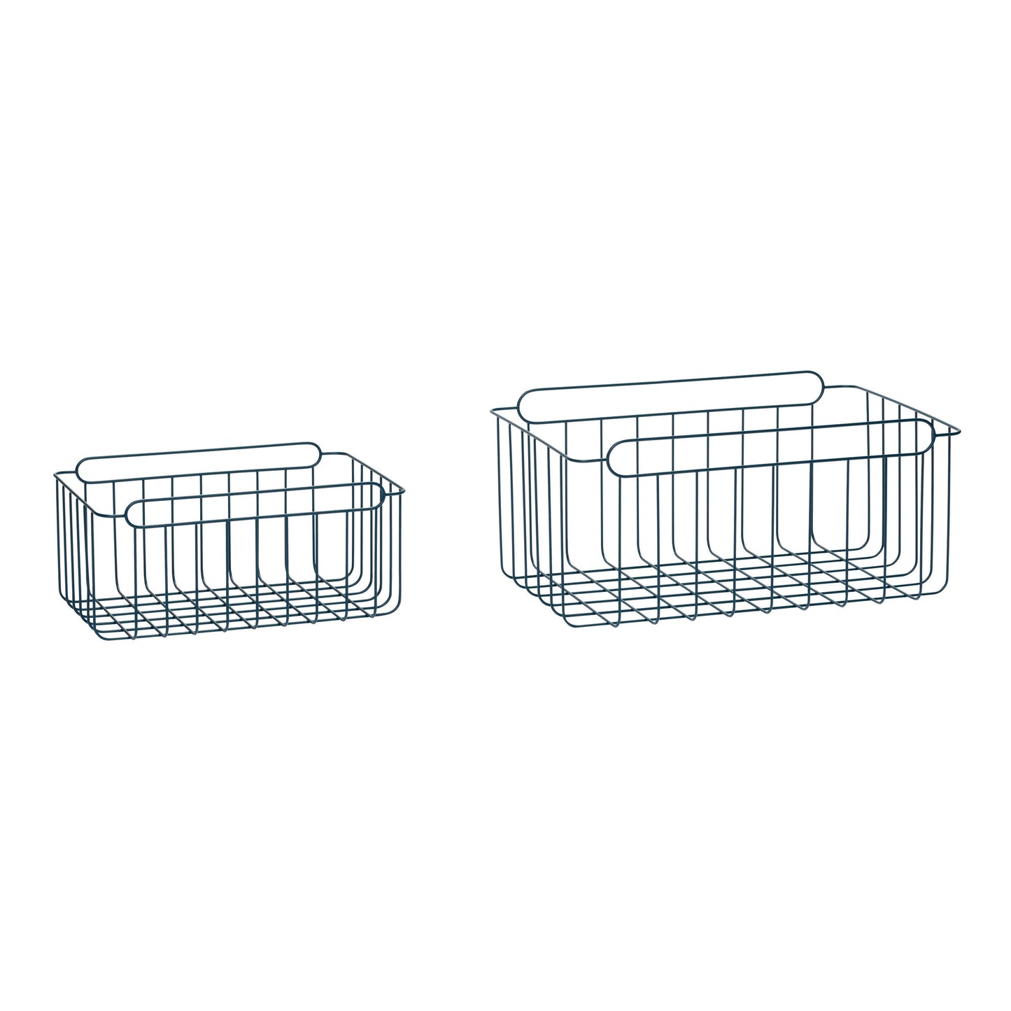 Hübsch WiredUp Körbe Blau (2er Set)