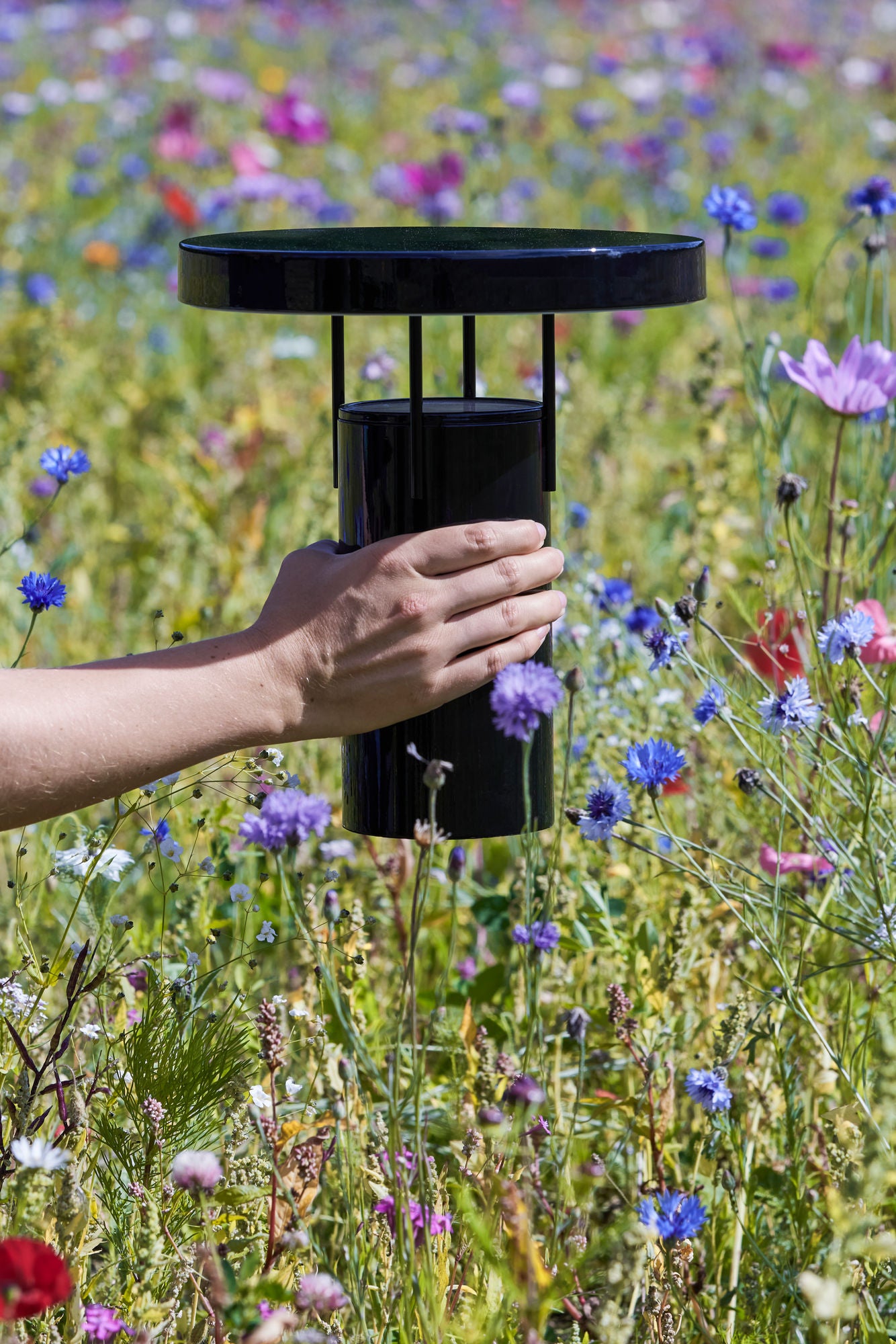 Hübsch BringMe Tragbare Lampe Schwarz