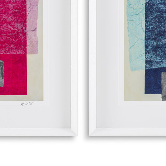 Fine Art Prints gerahmt, Colorfields von Michael Willett 2er Set