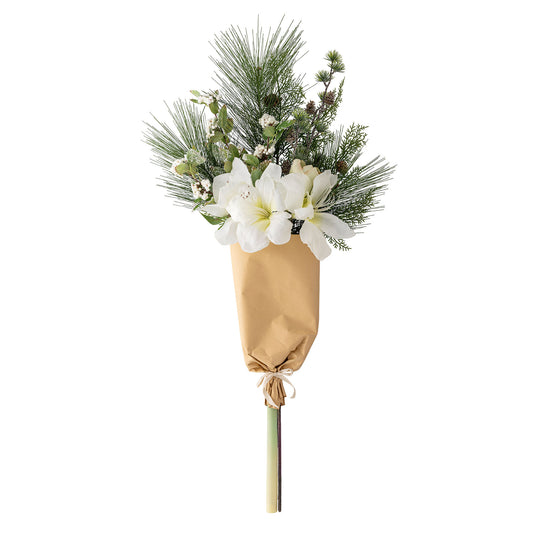 Bloomingville Kristin Blumenstrauß, Weiß, Künstliche Blumen