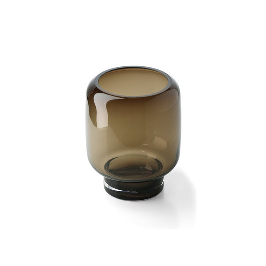 Die Smoky Cube Vase – Braun – S