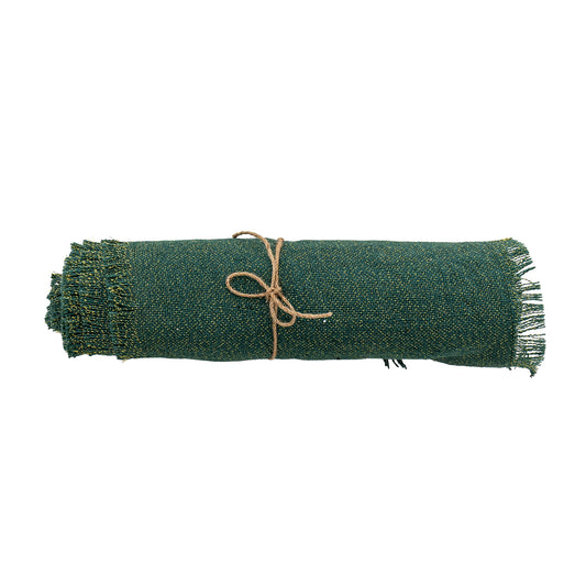Bloomingville Janavi Tischläufer, Grün, Jute