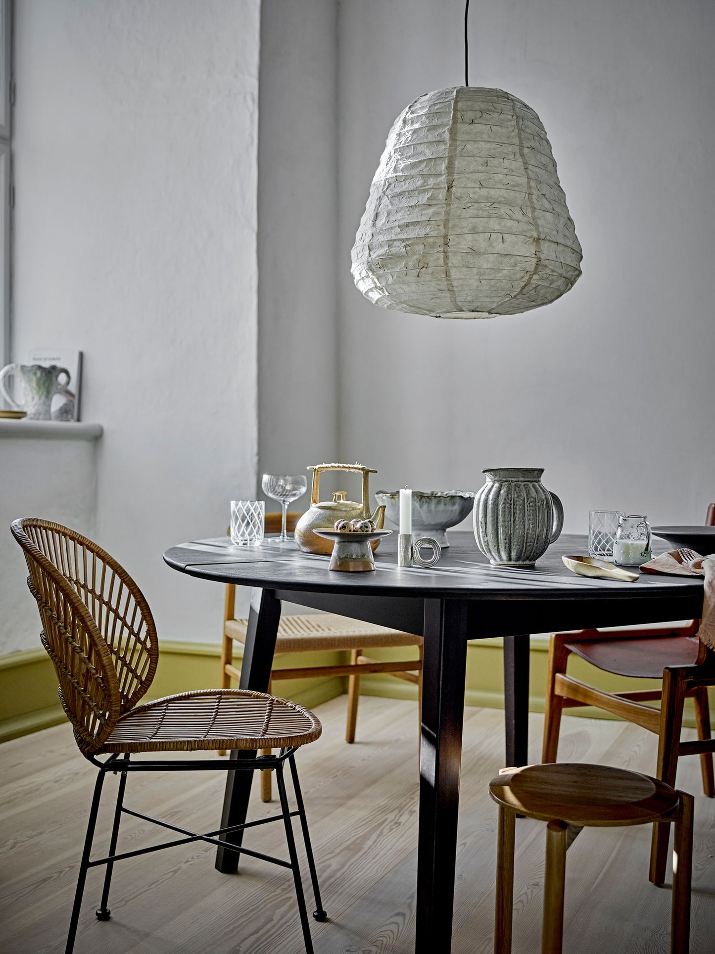 Bloomingville Joby Schale, Blue, Steingut
