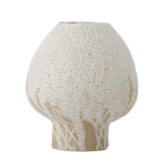 Bloomingville Morag Vase, Natur, Steingut