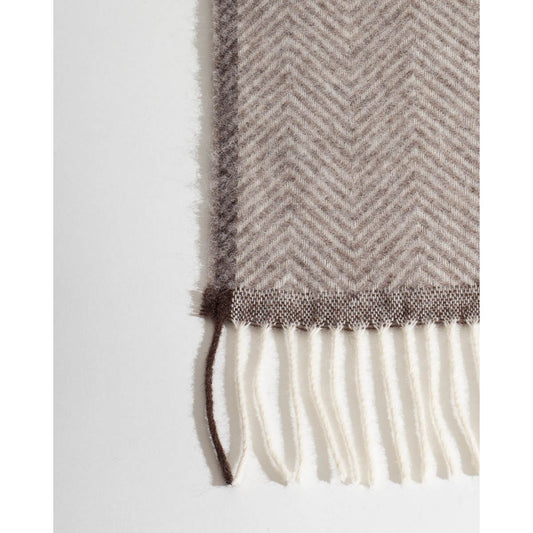 Wollwurfdecke Denver Beige