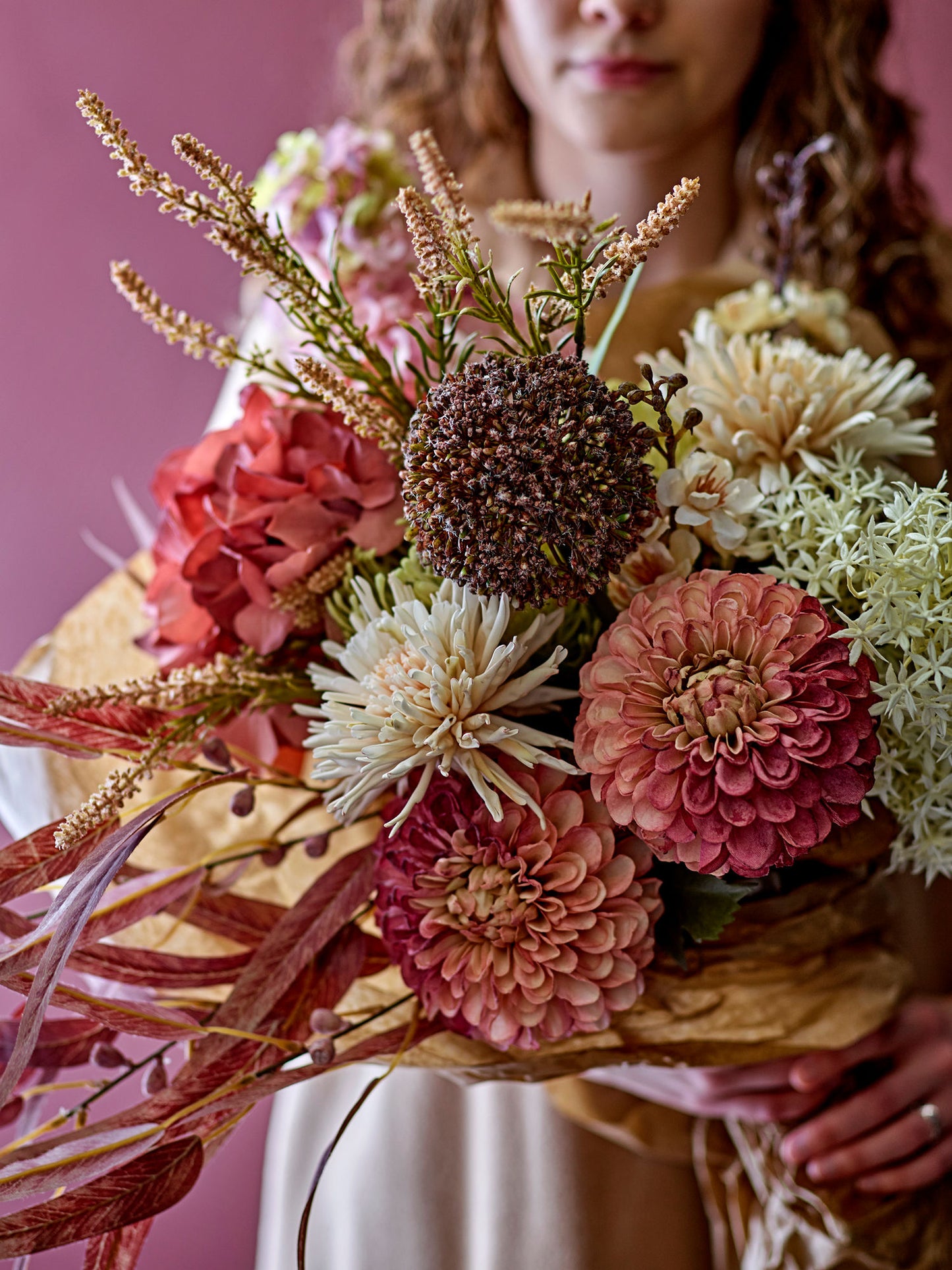 Bloomingville Foxtail Stiel, Rose, Künstliche Blumen