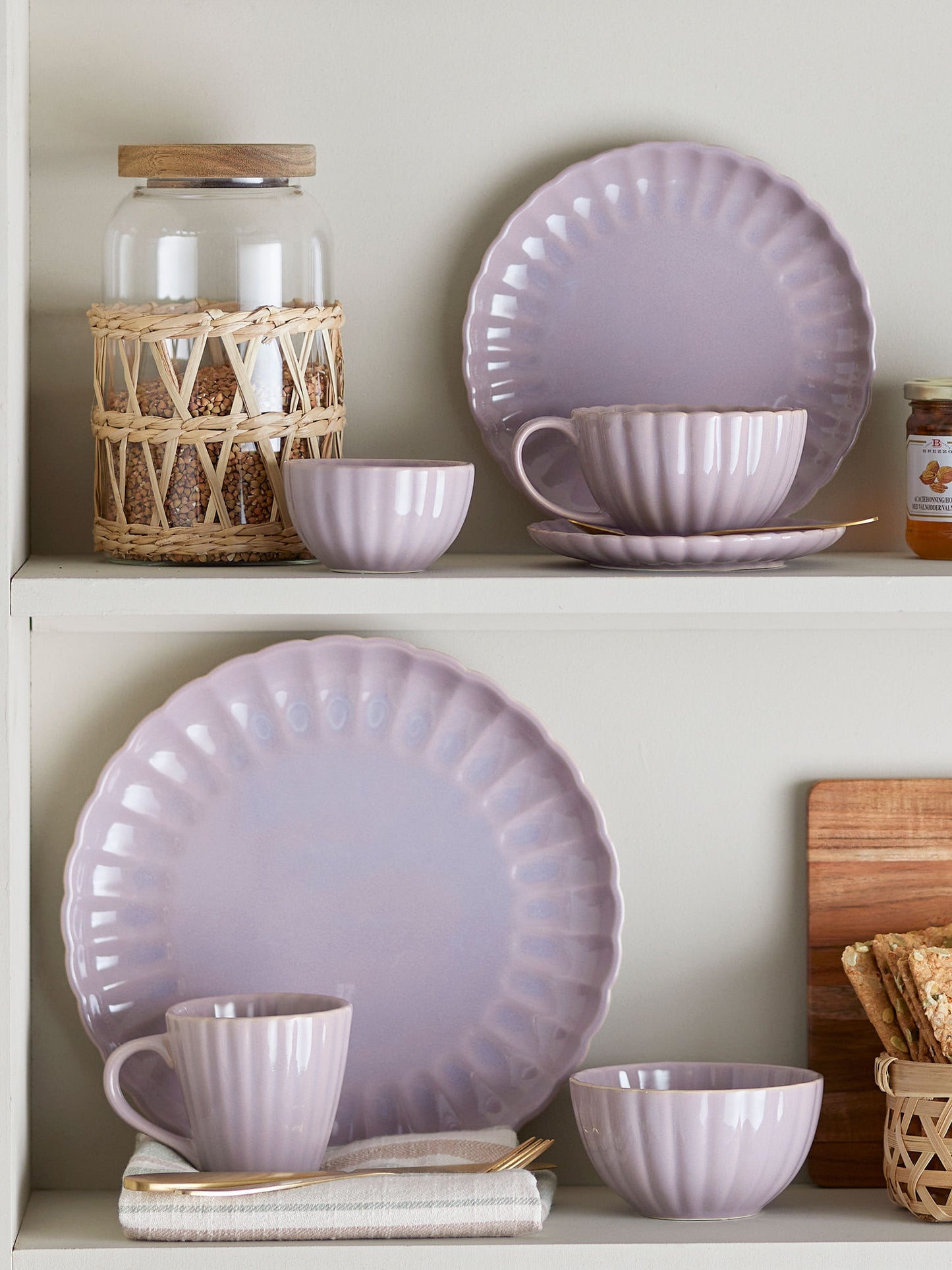 Bloomingville Latina Tasse, Rose, Steingut