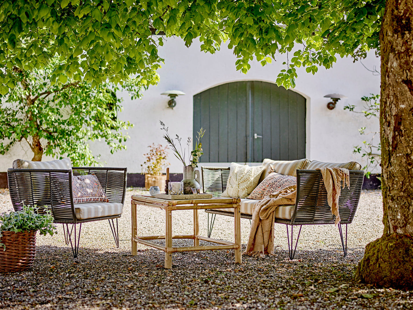Bloomingville Sole Couchtisch, Natur, Bambus