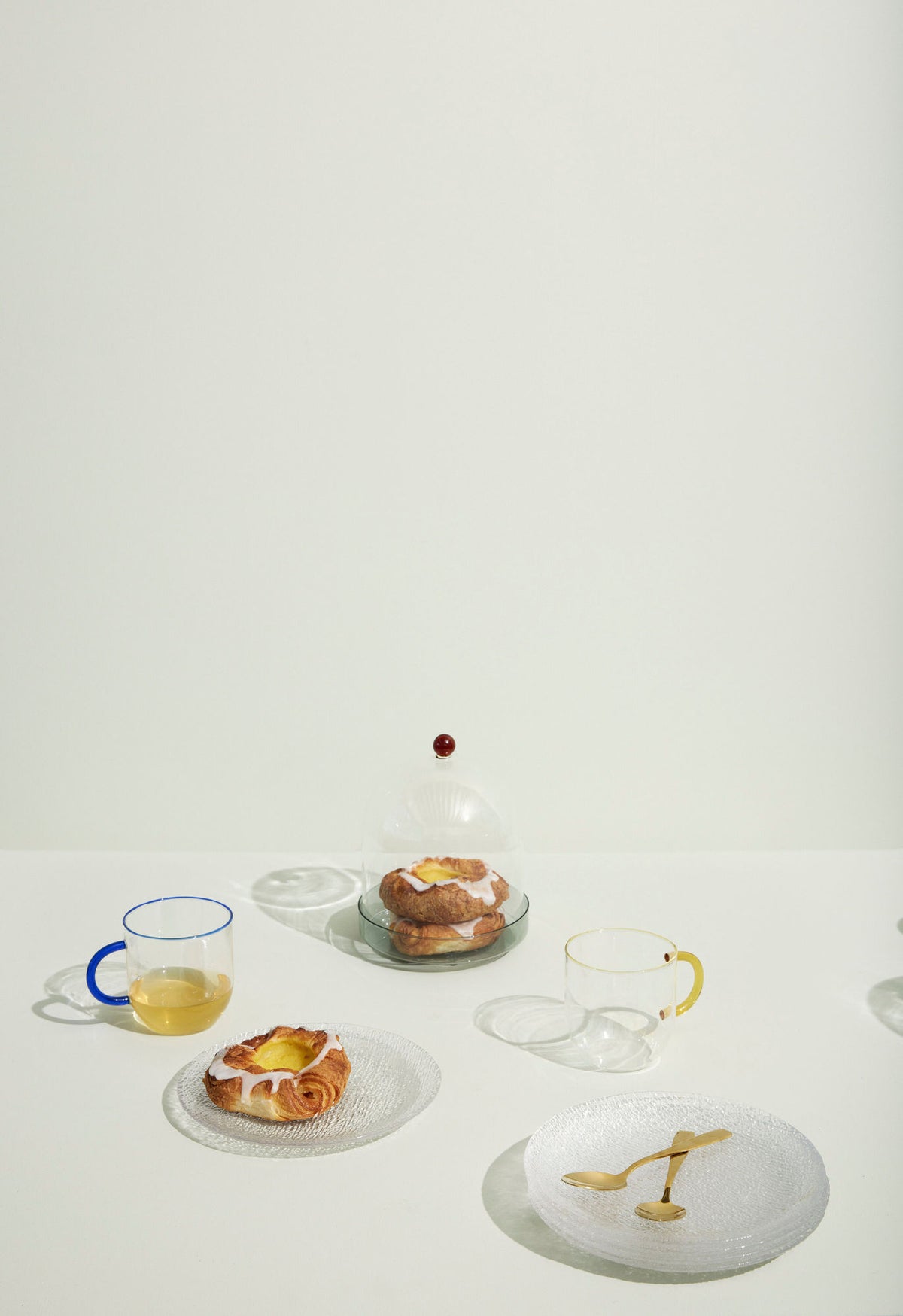Hübsch 6er Set Fuyu Platte Large ø27cm