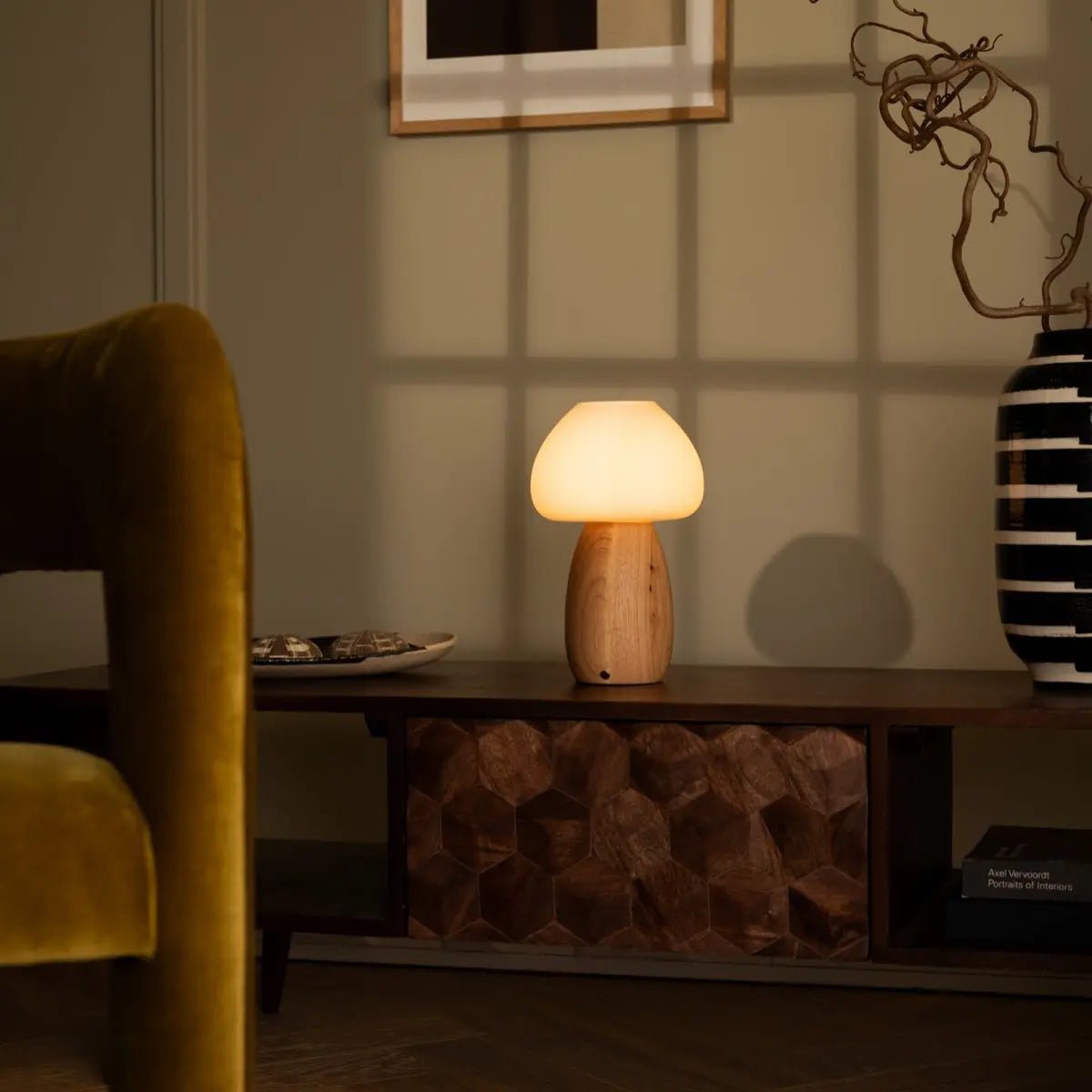 Bär Hellbraune wiederaufladbare Lampe | Kabellos, dimmbar