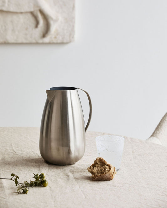Nordal LEE Teekanne, iron - chrome finish