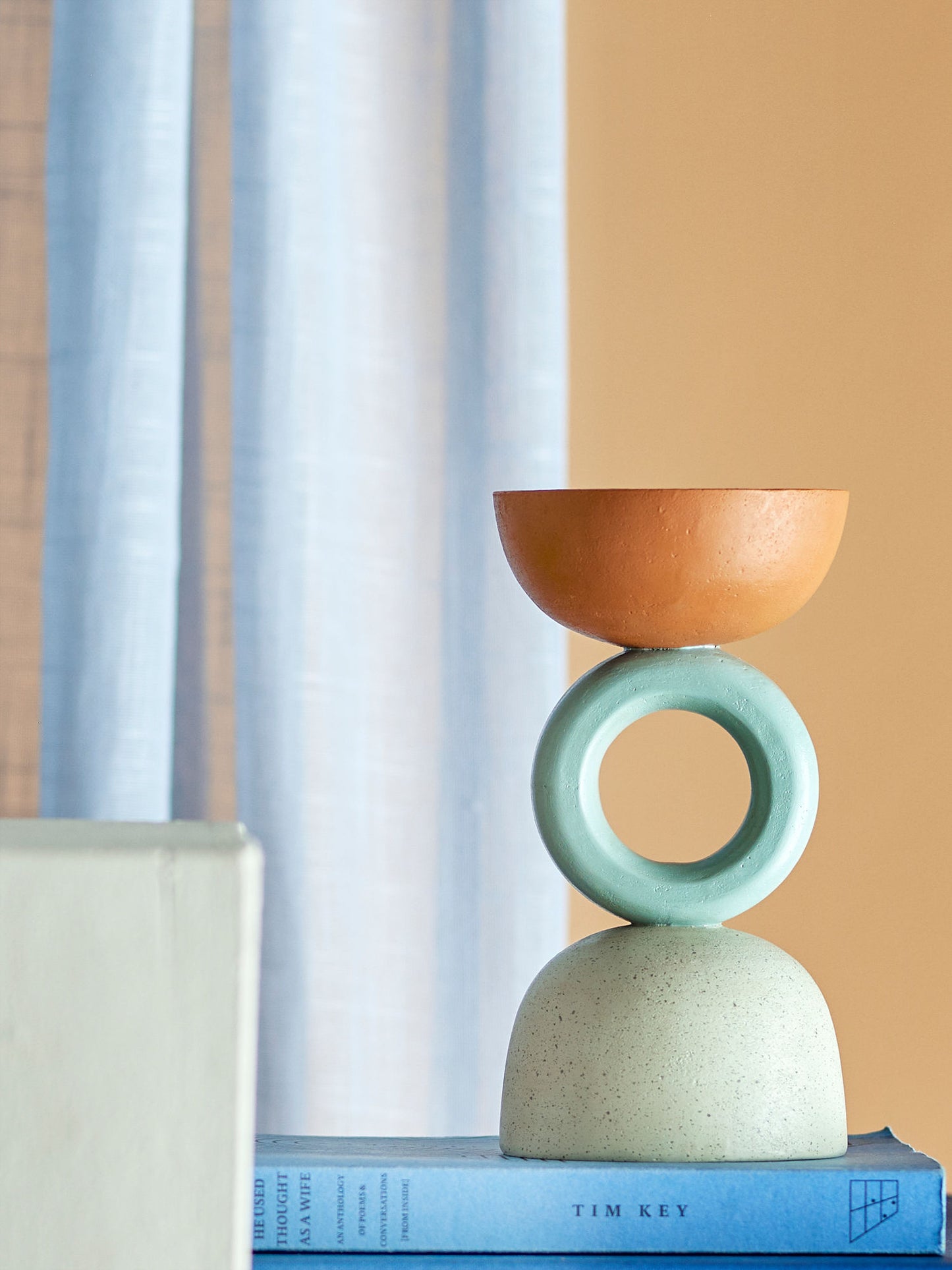 Bloomingville Loretta Teelichthalter, Bunt, Polyresin