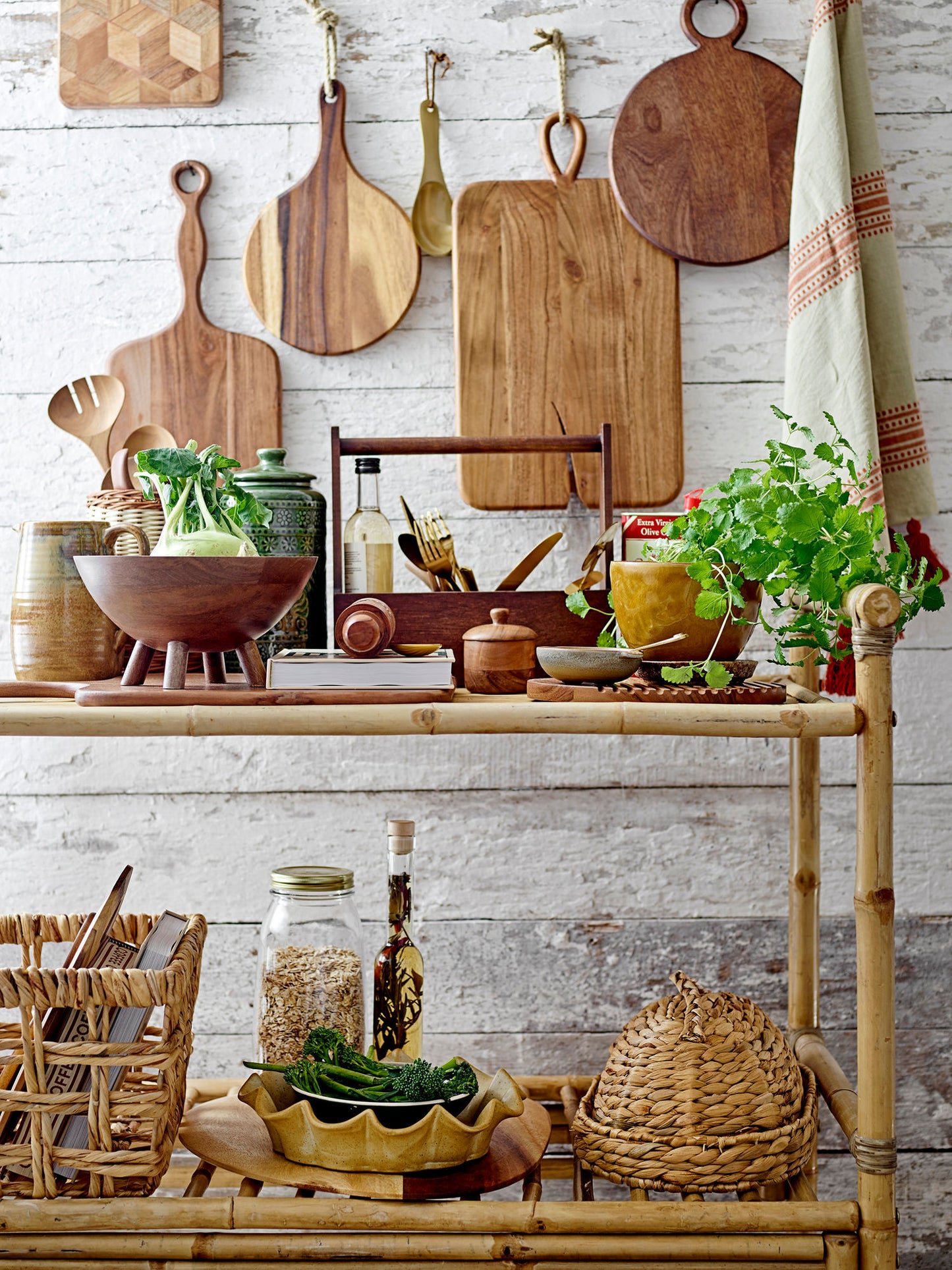 Bloomingville Jas Aufbewahrungsbox, Braun, MDF