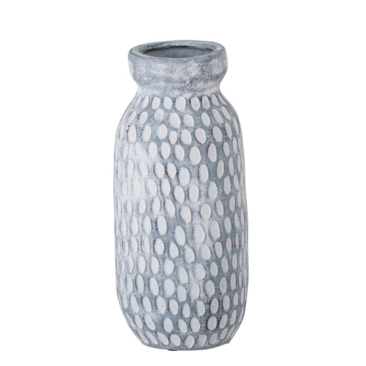 Bloomingville Jac Deko-Vase, Blue, Keramik