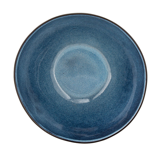 Bloomingville Sandrine Schale, Blue, Steingut