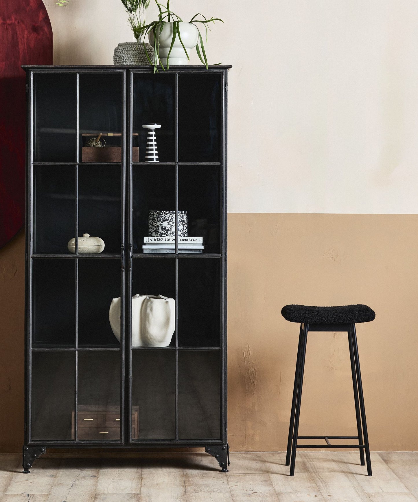 Nordal A/S ZALA bar stool - black