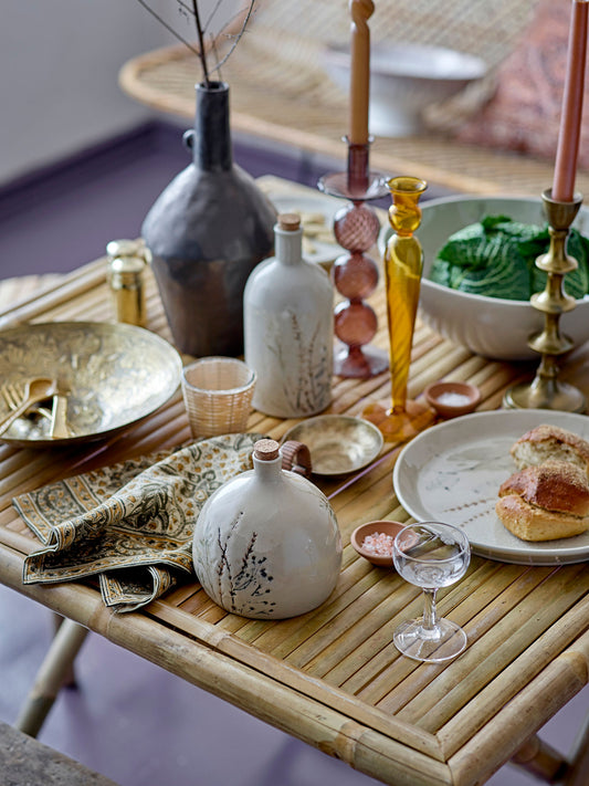 Bloomingville Dara Kerzenhalter, Gelb, Glas