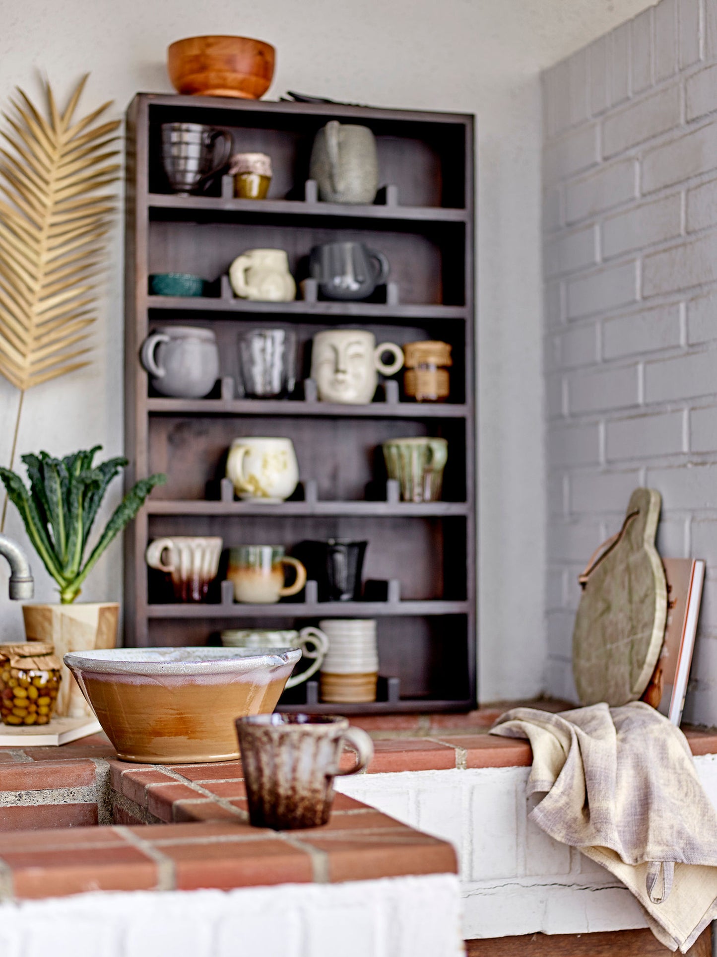 Bloomingville Noela Tasse, Braun, Steingut