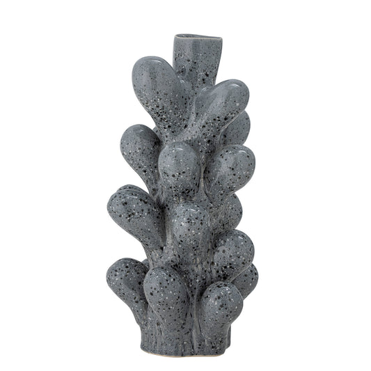 Bloomingville Innes Vase, Blue, Steingut