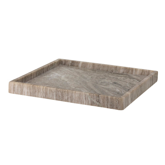 Bloomingville Majsa Tablett, Braun, Marmor