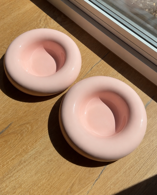 HotDog Pets Rosa Keramiknapf für Hunde