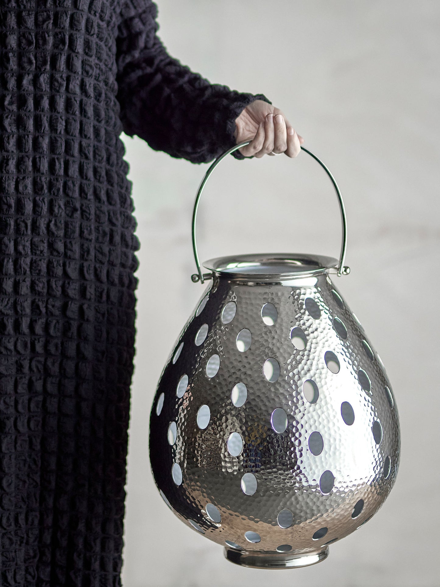 Bloomingville Maika Laterne, Silber, Aluminium