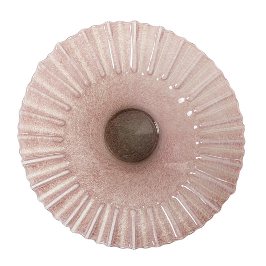 Bloomingville Garnet Schale, Rose, Glas