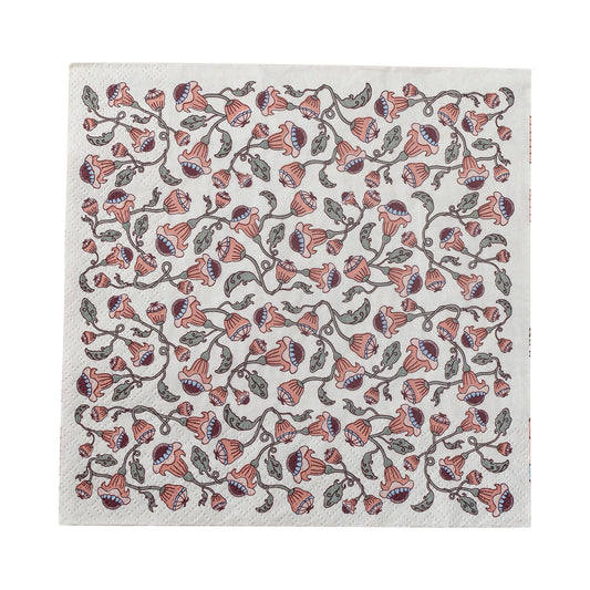 Bloomingville Fazila 20er Pack Serviette, Rose, FSC® Mix, Papier
