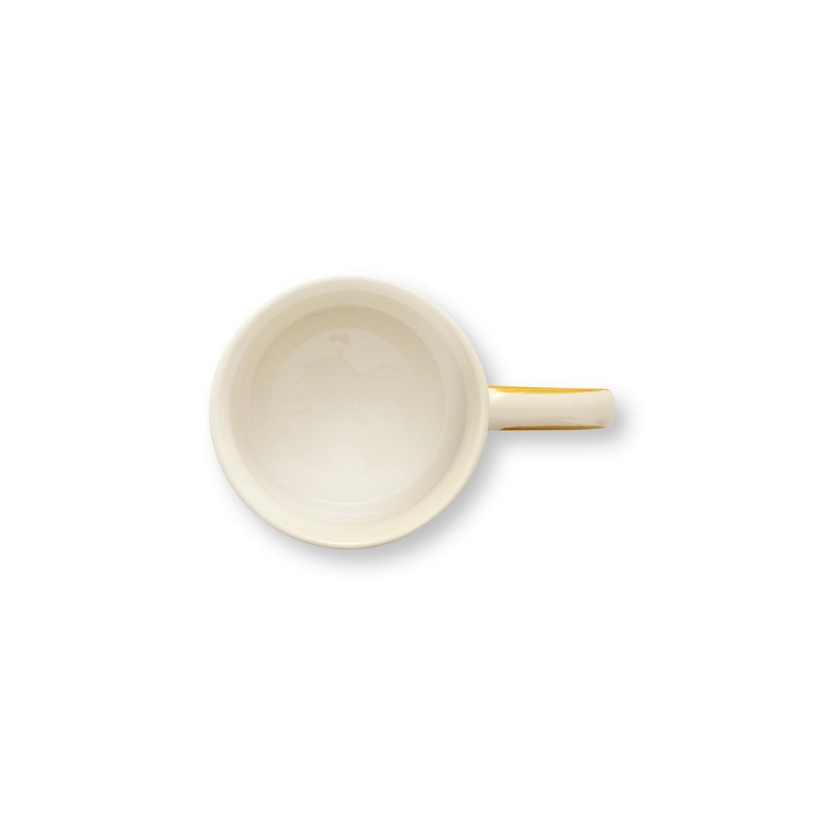 Mug with Ear Stripes Yellow 350ml