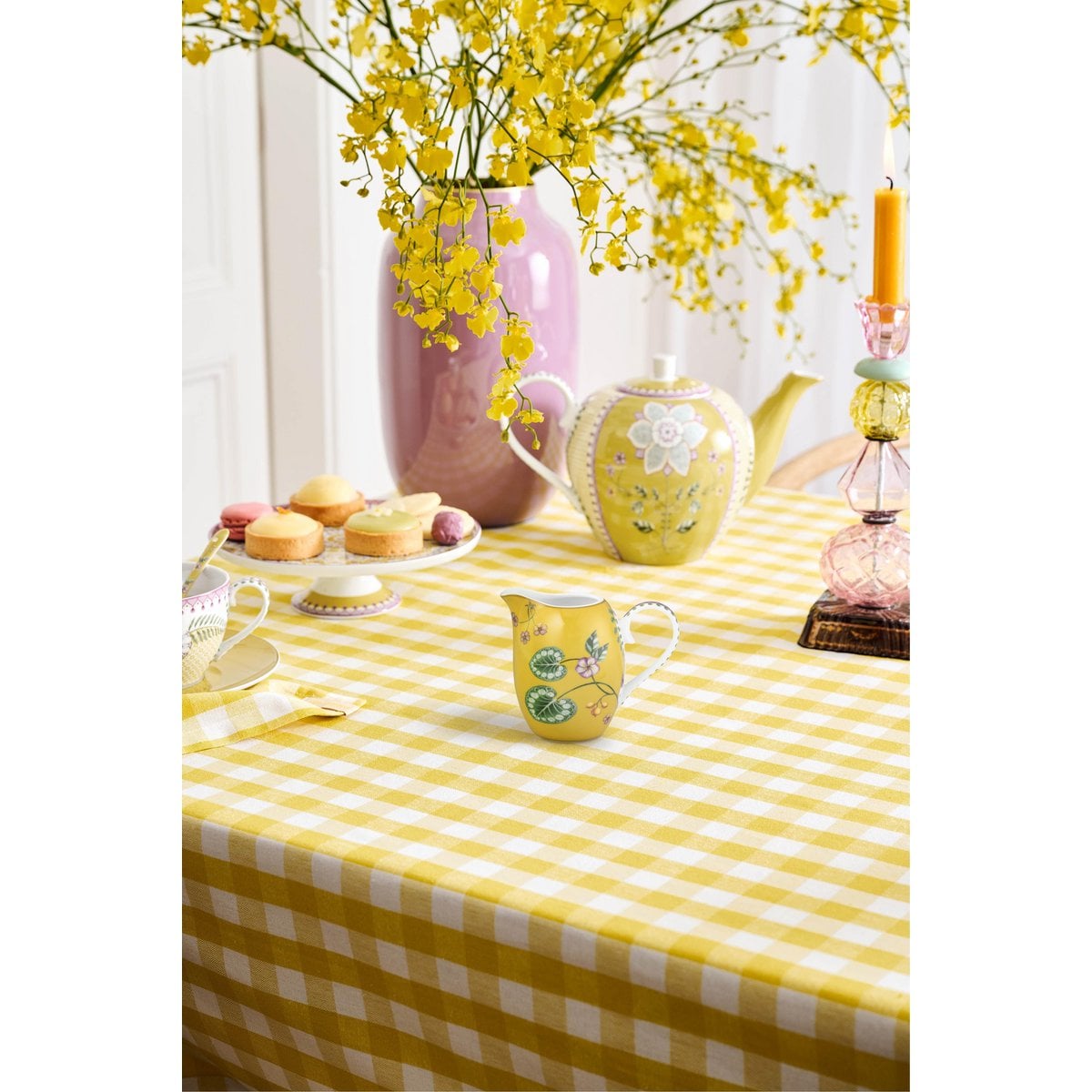 Jug Small Lily&Lotus Yellow
