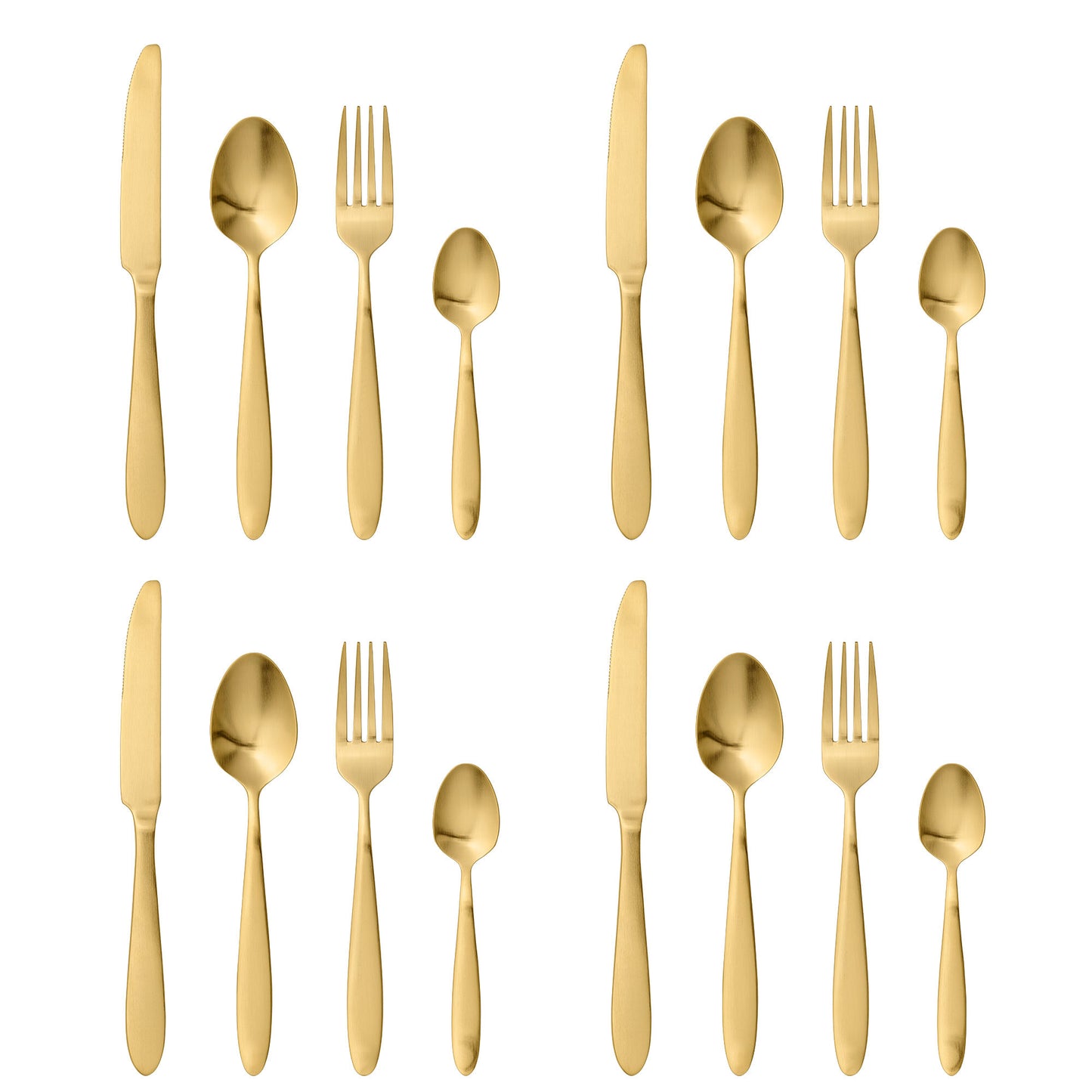 Bloomingville Frea Besteck, Gold, Edelstahl
