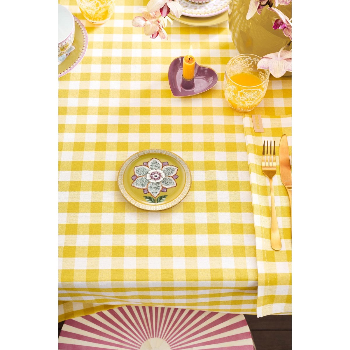Tea Tip Lily&Lotus Yellow 9cm