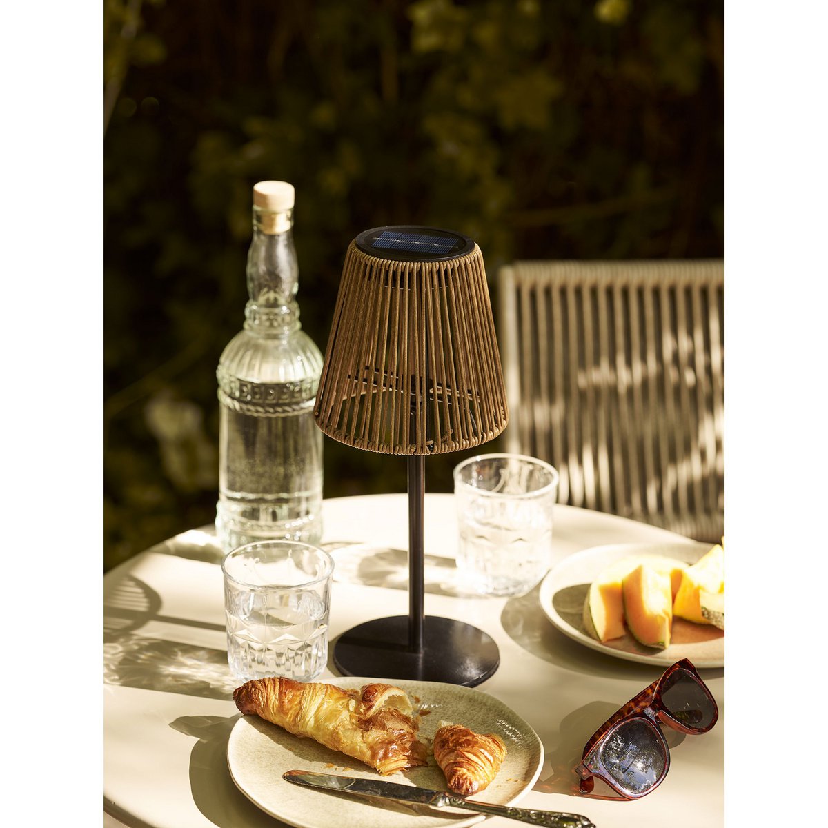 HOUSE NORDIC 4er Set Speiseteller, Keramik, Beige, ø21 cm