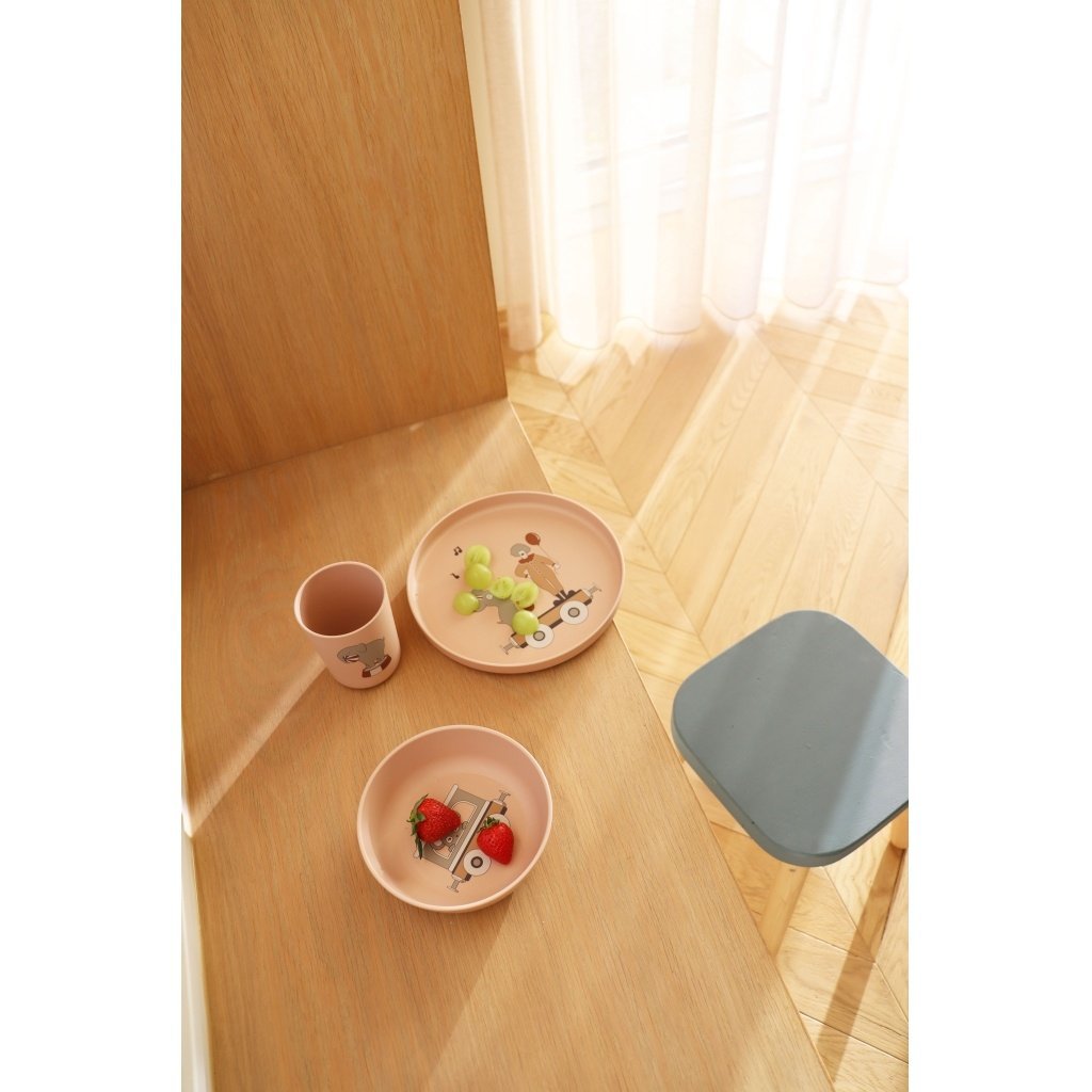 Milas Tafelservice aus Biokunststoff (PLA) im 3er-Pack