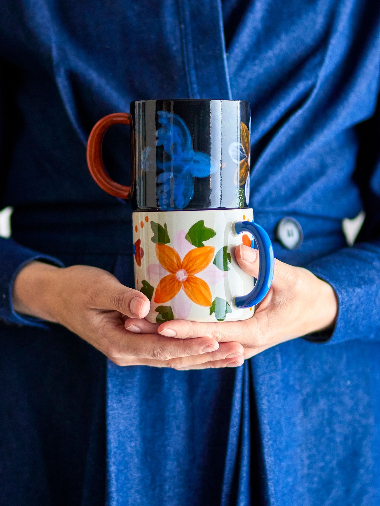 Bloomingville Maricala Tasse, Bunt, Steingut