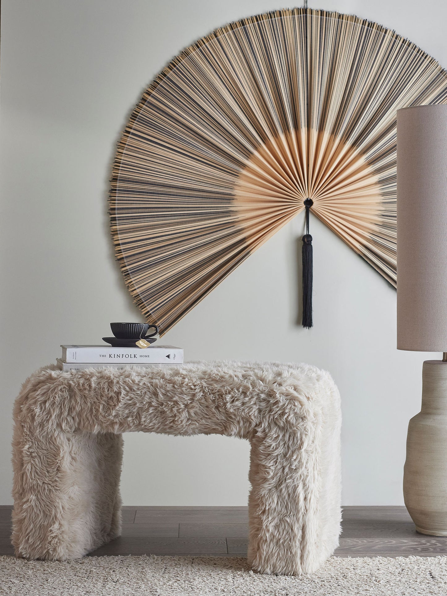 Bloomingville Bobbie Hocker, Natur, Polyester