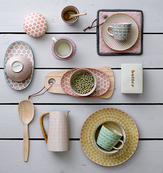Bloomingville Carla Becher, Bunt, Steingut