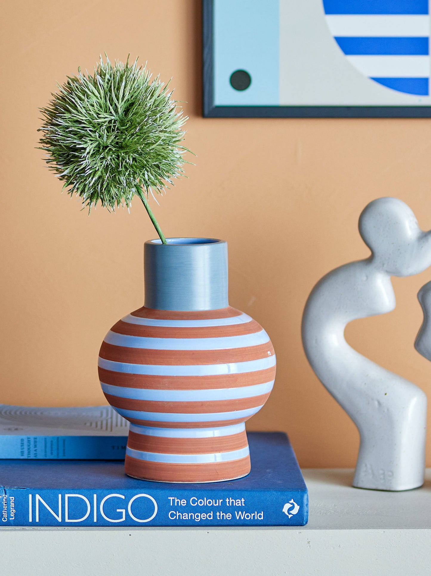 Bloomingville Lindir Vase, Bunt, Steingut