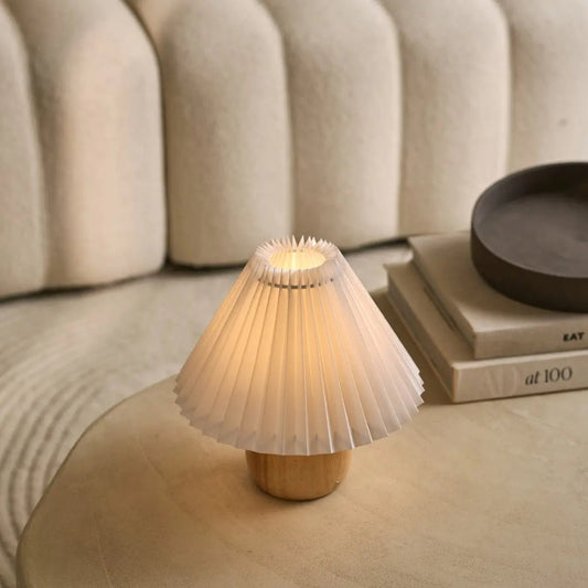 Nathalie retro wiederaufladbare Lampe, handgefertigt