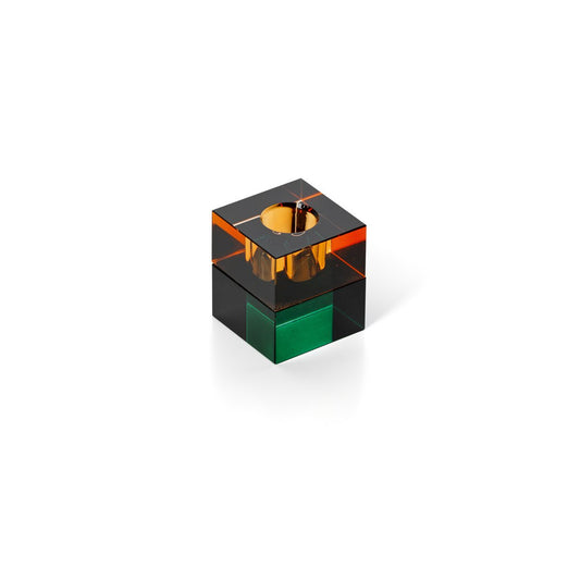 Der Gem Blocks Kerzenhalter – Grüner Bernstein