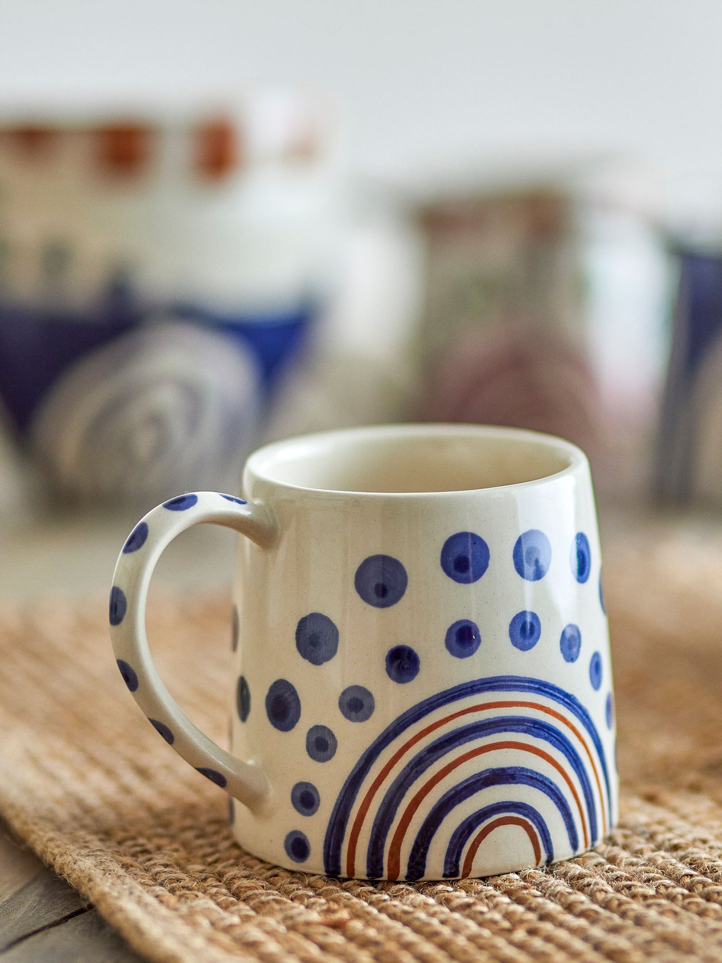 Bloomingville Shama Tasse, Bunt, Steingut