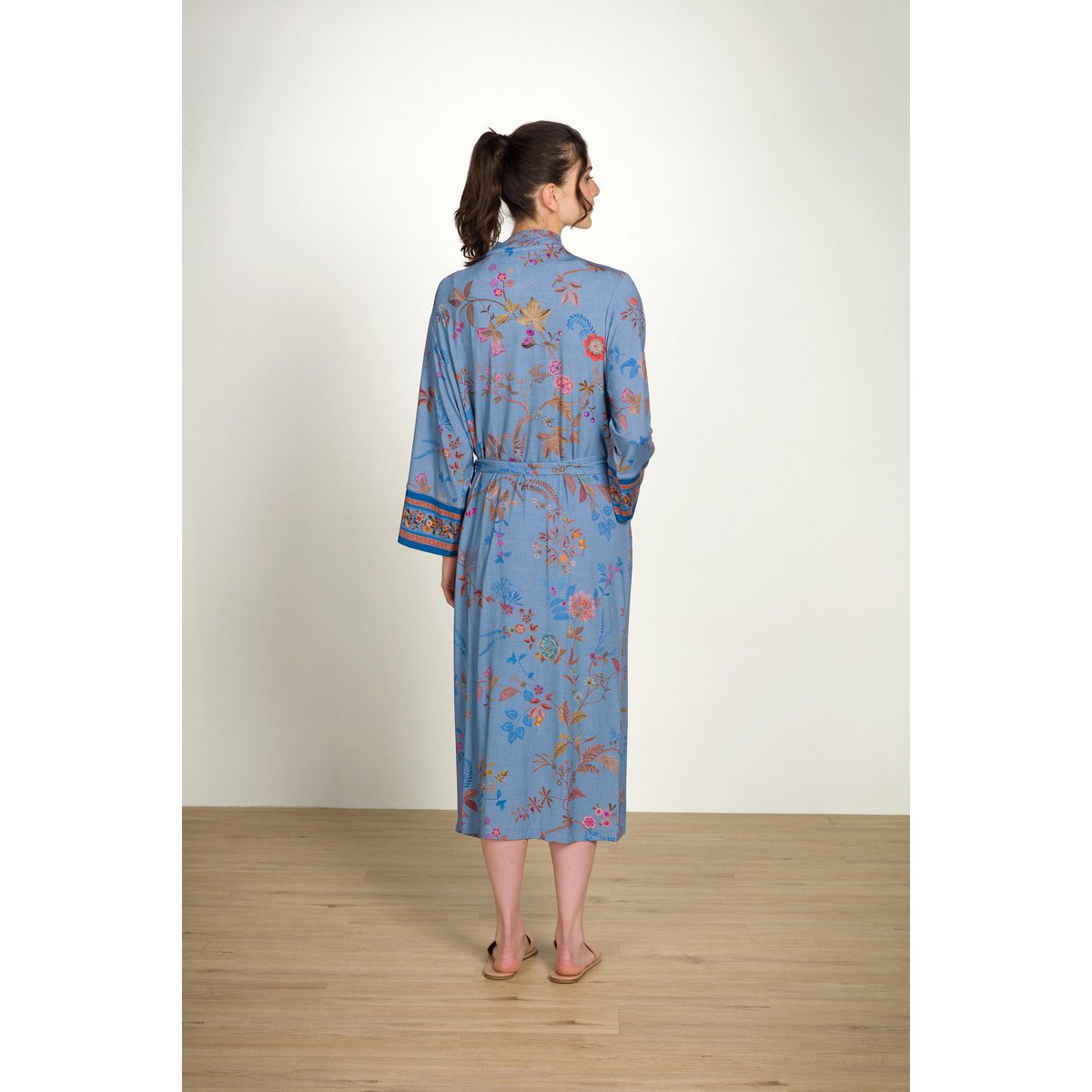 Noa Kimono Bodhi Flower Blue XS