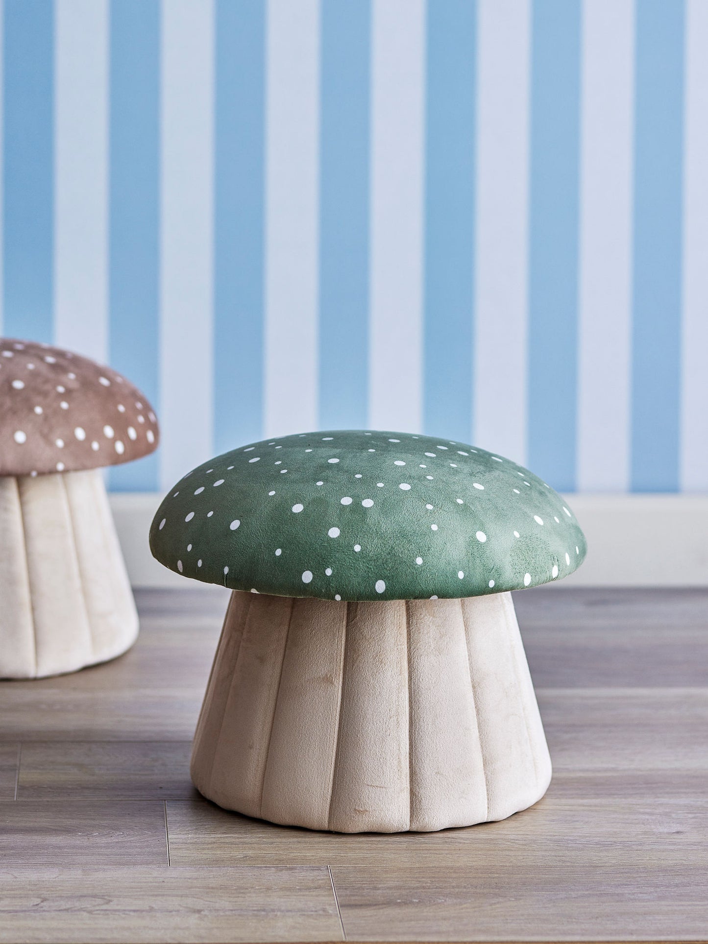 Bloomingville MINI Lue Pouf, Bunt, FSC®100%, MDF