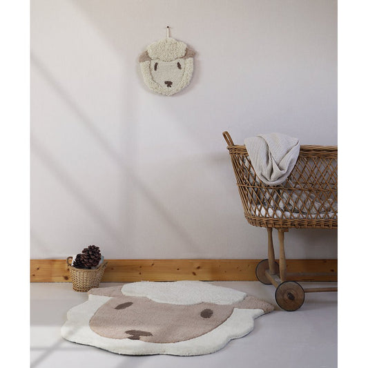 LOLHO WOOL kleiner Schaf-Kinderteppich