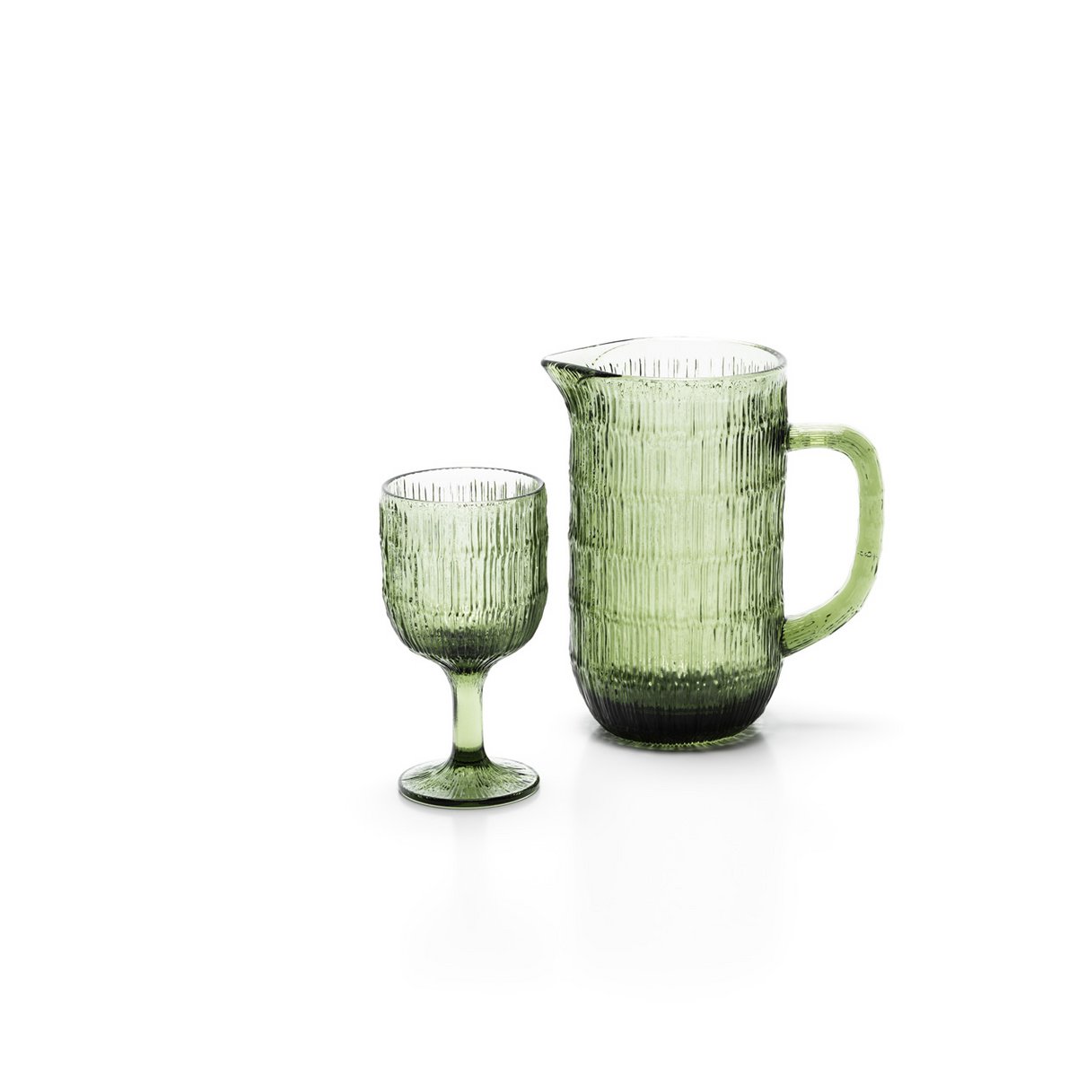 Moss Ripple Pitcher – Grün
