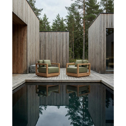 Umalas Einsitzer Sofa - Outdoor - Grüne Alge