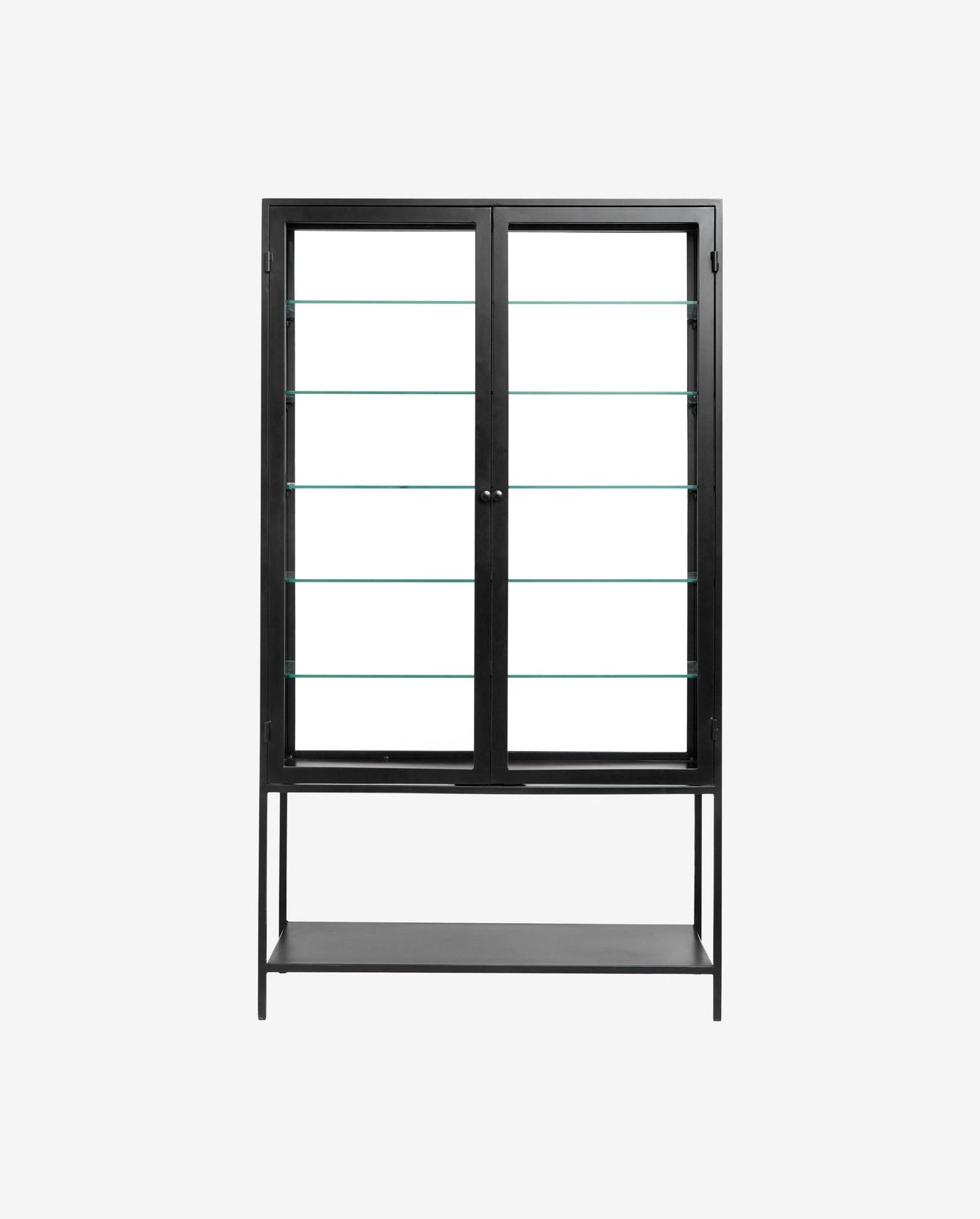 Nordal A/S NANDA black cabinet, double, glass back